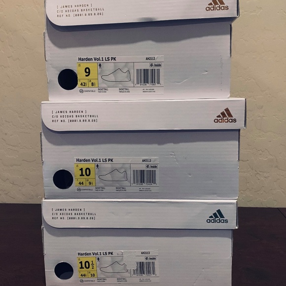 Adidas Harden Vol. 1 LS PK Primeknit bOOST SHOES - Picture 8 of 8